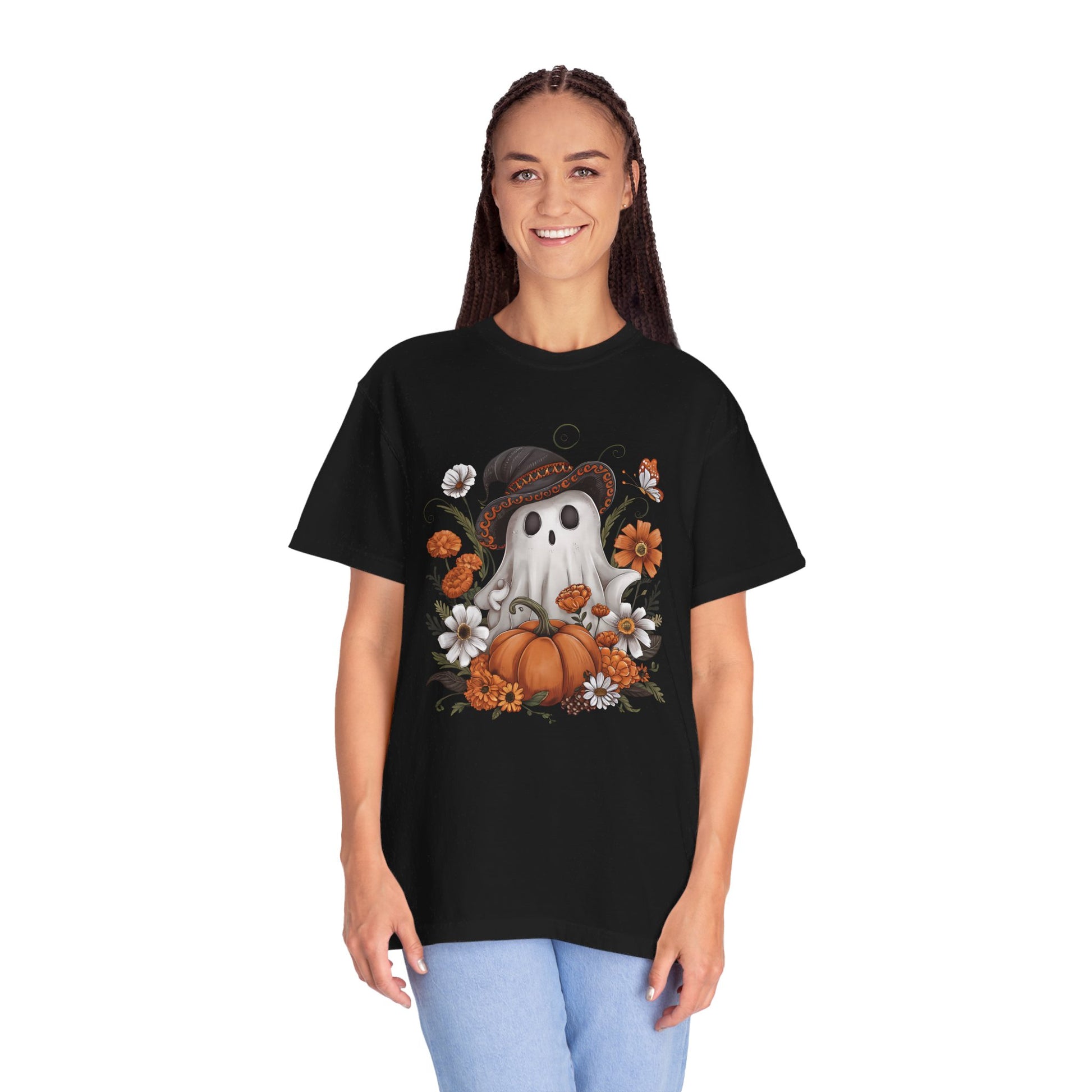 Halloween Ghost Comfort Colors Shirt