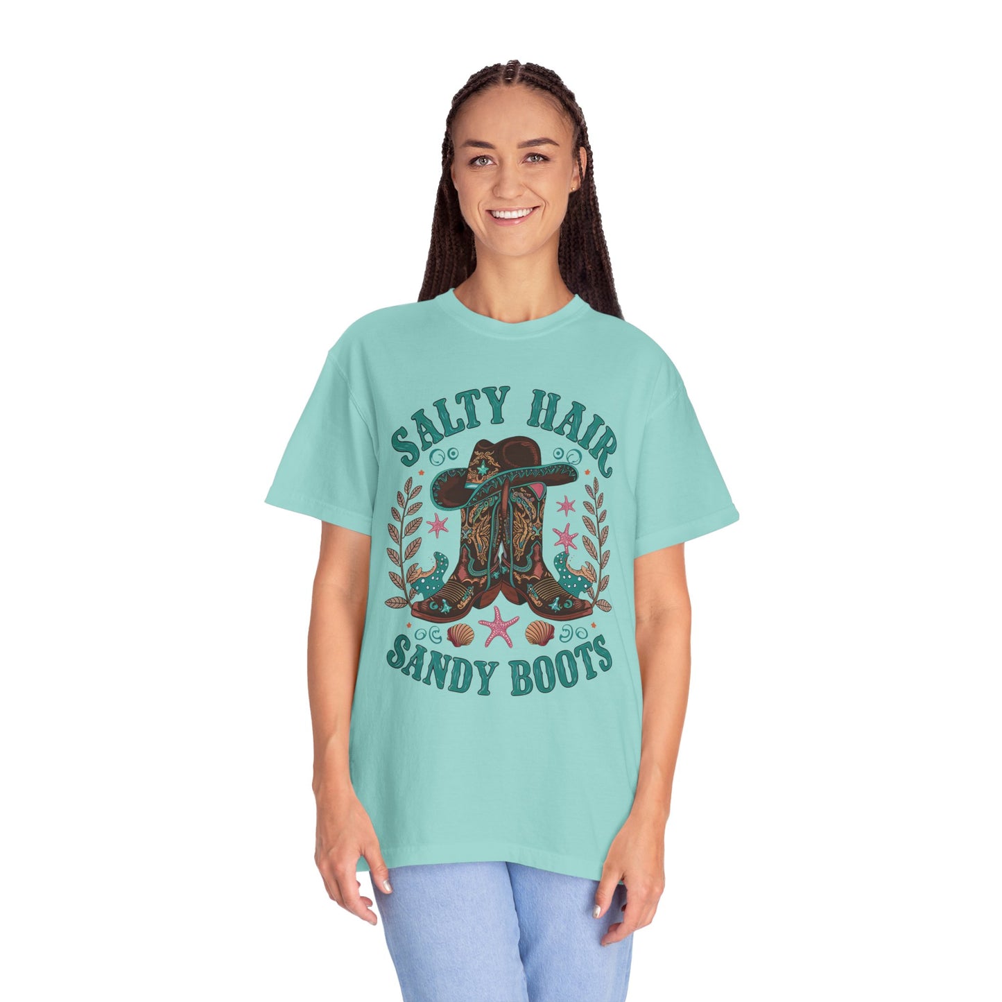 Salty Hair Sandy Boots Western Shirt | Cowboy Beach Fashion