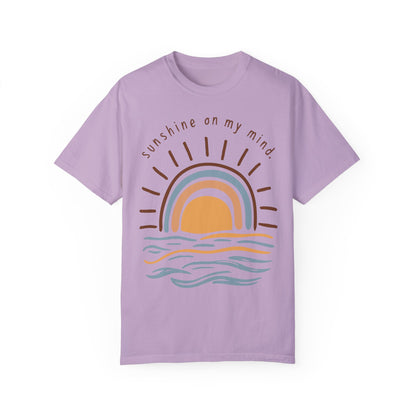 Sunshine on My Mind Summer Shirt | Beachwear and Vacation Apparel Orchid