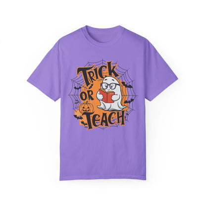 Teacher Halloween Shirt - Trick Or Teach Shirt Violet