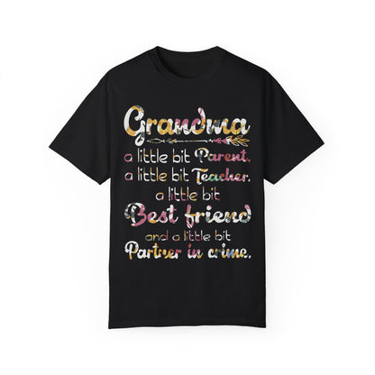 Funny Grandma Quote Shirt Black