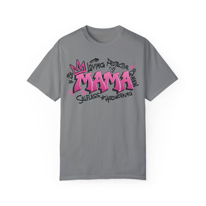 Mama Loving Protective Queen Shirt Grey