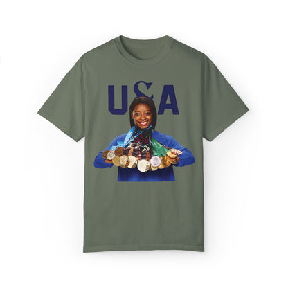 Snoop Dogg Simone Biles Olympics Paris 2024 Shirt Moss