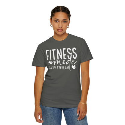 Fitness Mode Comfort Colors Gym Workout T-Shirt - Activewear Style