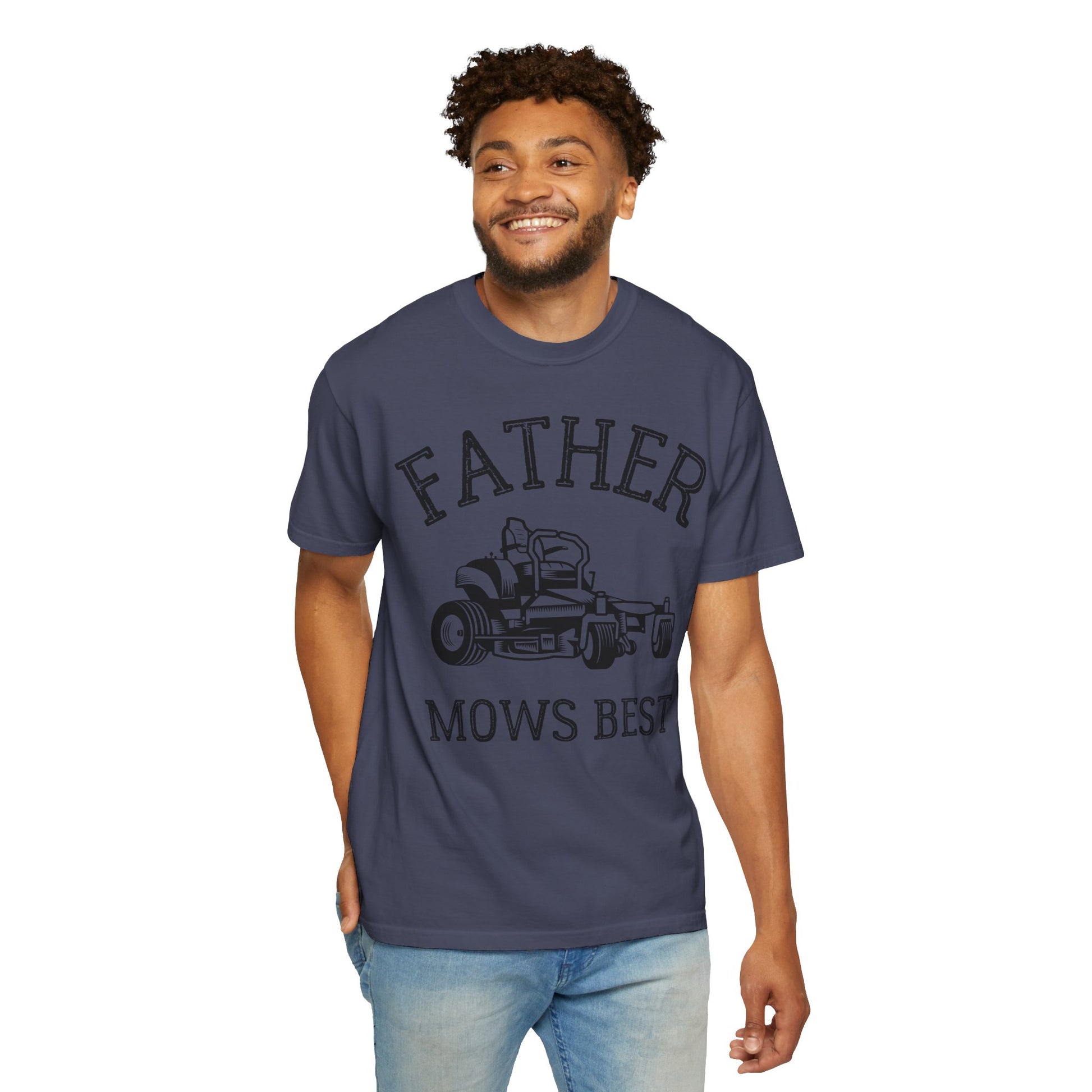 Father Mows Best Lawn Mowing Shirt | Funny Dad Gift Idea