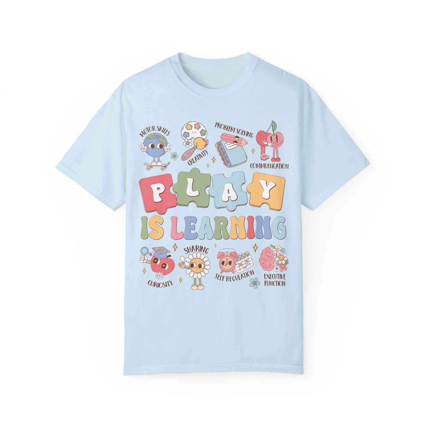 Groovy Play Is Learning SPED Teacher Shirt Chambray