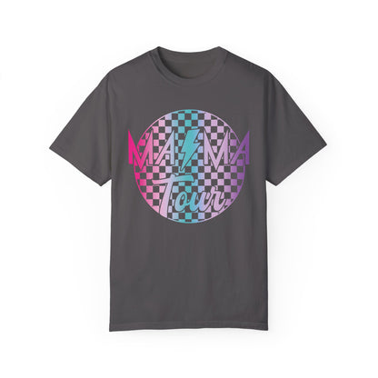 Checkered Mama Tour Shirt Graphite