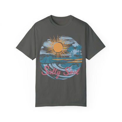 Discover Salty Soul Beach Summer Shirts for Coastal Vibes Pepper