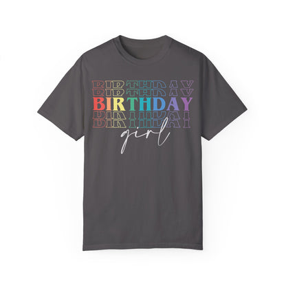 The Birthday Girl Shirt - Birthday Party Girl Shirt Graphite