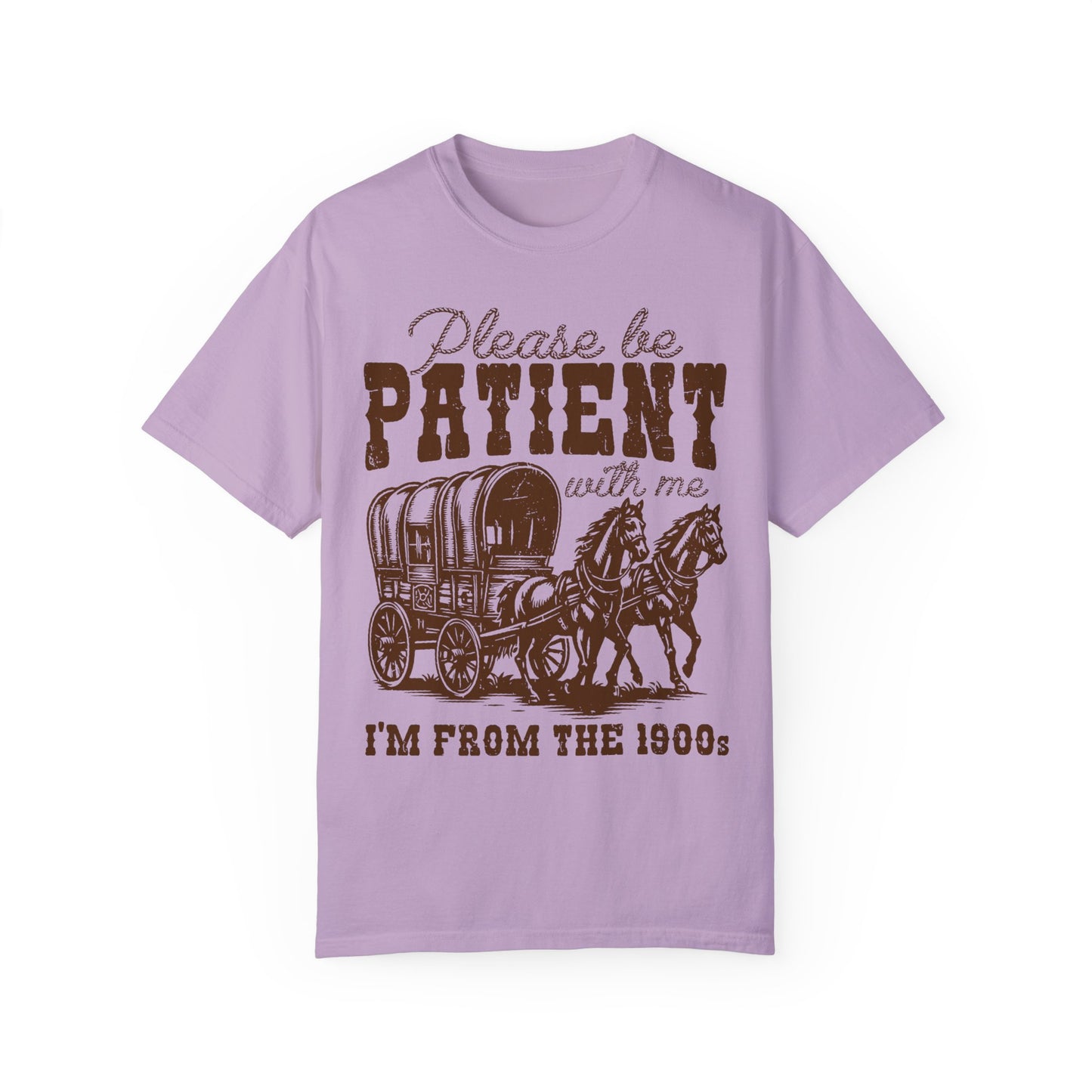 Please Be Patient With Me I'm From The 1900s Shirt, Funny Graphic Retro Shirt Orchid