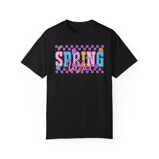 Spring Vibes Comfort Colors T-Shirt – Bright & Fun Graphic Tee
