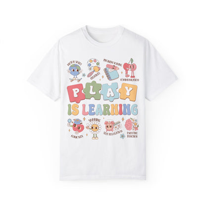 Groovy Play Is Learning SPED Teacher Shirt White