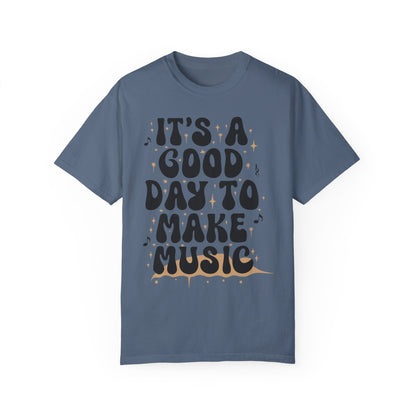 Music Teacher Shirt - It's A Good Day To Make Music Shirt Blue Jean