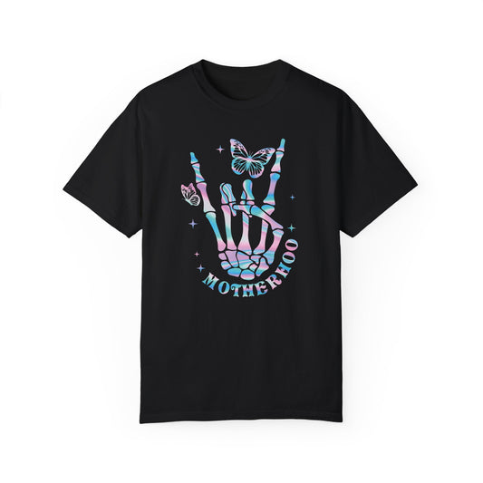 Mama Rock Tour Skeleton Hand Shirt Black