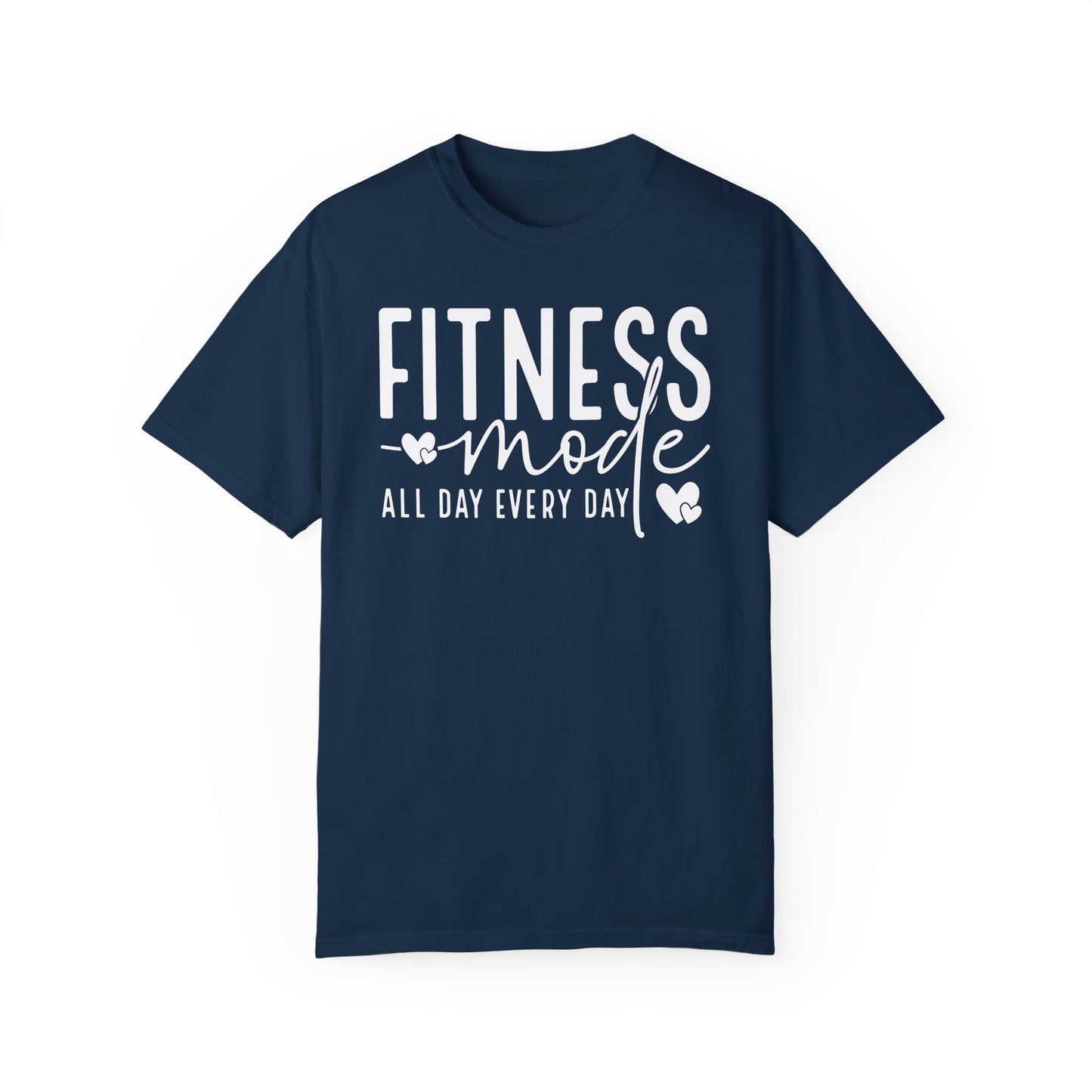 Fitness Mode Comfort Colors Gym Workout T-Shirt - Activewear Style