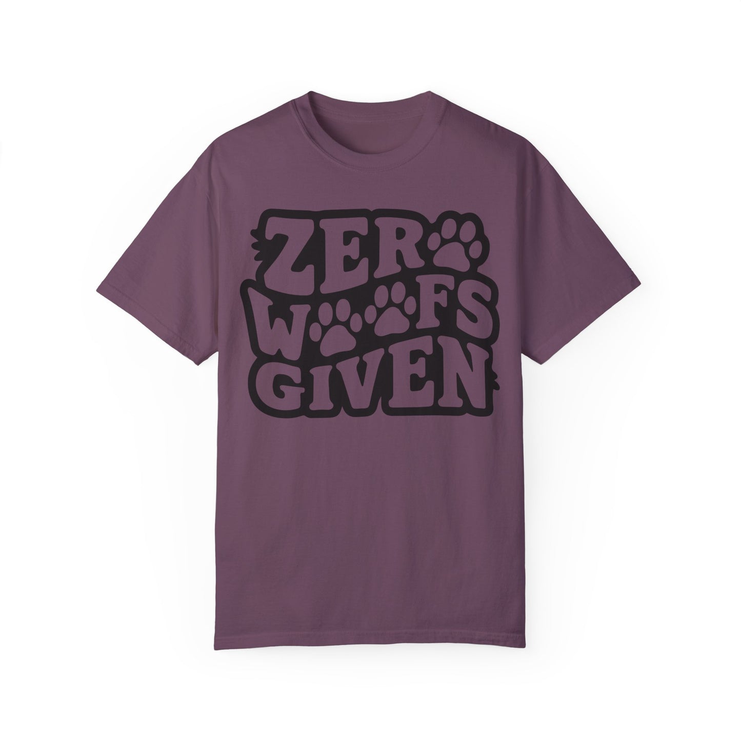 Funny Dog Shirt - Zero Woofs Given T shirt Berry