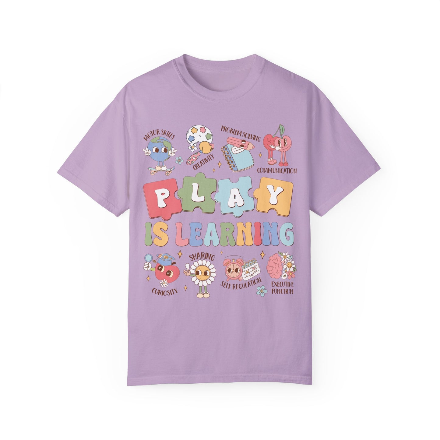 Groovy Play Is Learning SPED Teacher Shirt Orchid