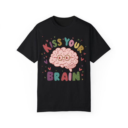 Teacher Shirt - Kiss Your Brain Shirt Black