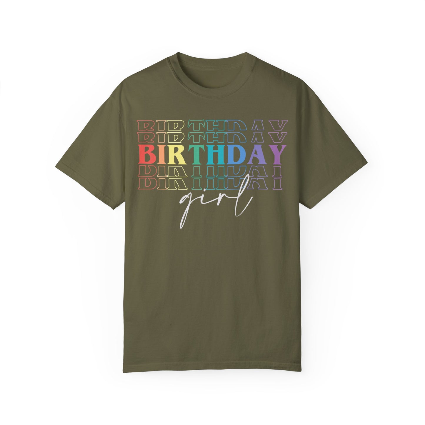 The Birthday Girl Shirt - Birthday Party Girl Shirt Sage