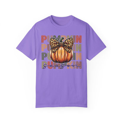 Comfort Colors Vintage Pumpkin Season T-shirt Violet