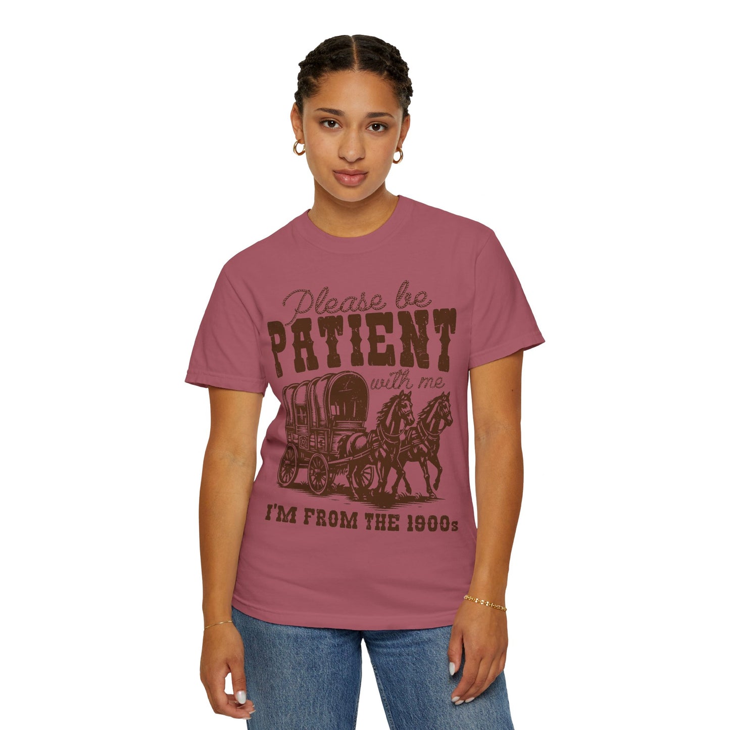 Please Be Patient With Me I'm From The 1900s Shirt, Funny Graphic Retro Shirt