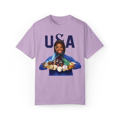 Snoop Dogg Simone Biles Olympics Paris 2024 Shirt Orchid