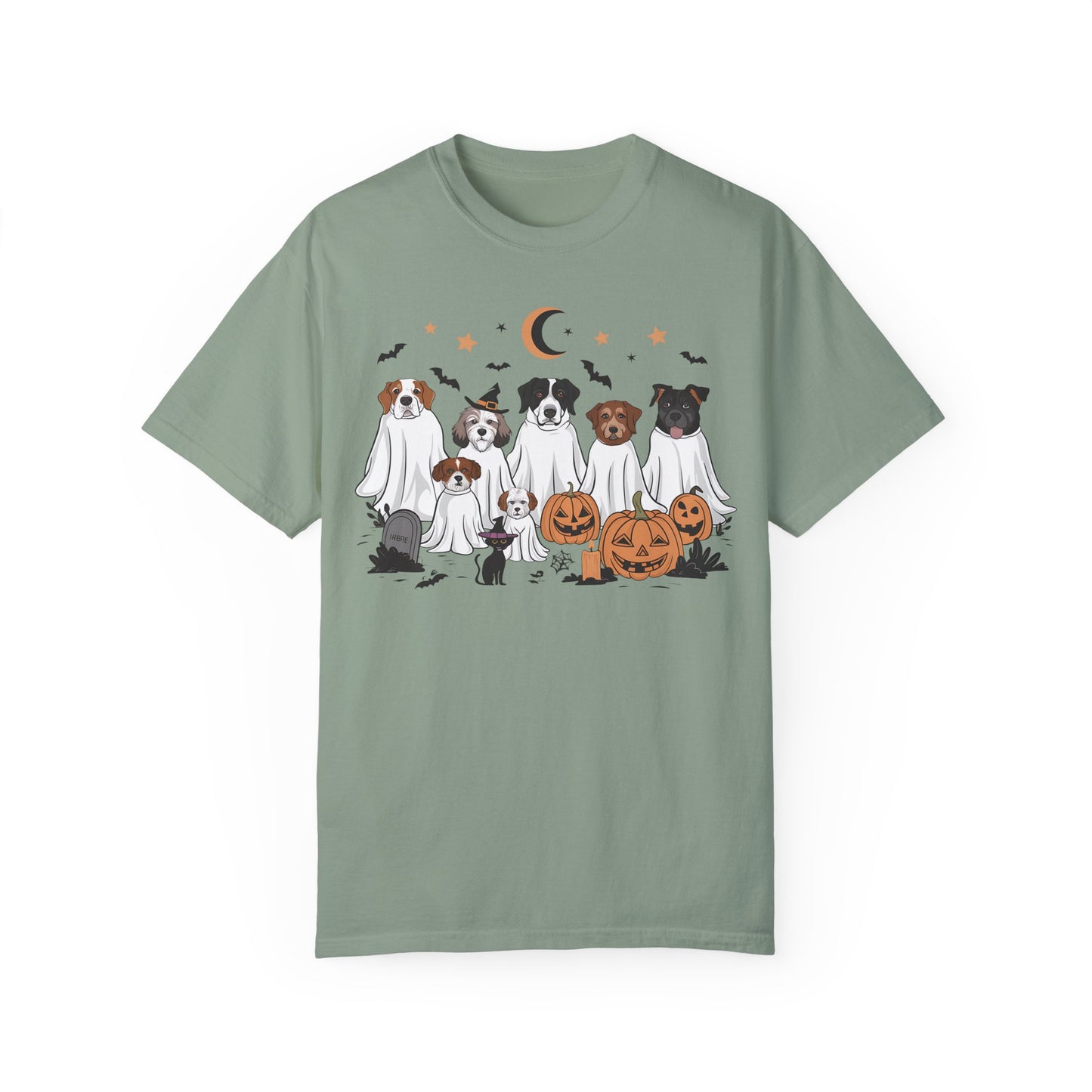 Halloween Ghost Dogs Tee Bay