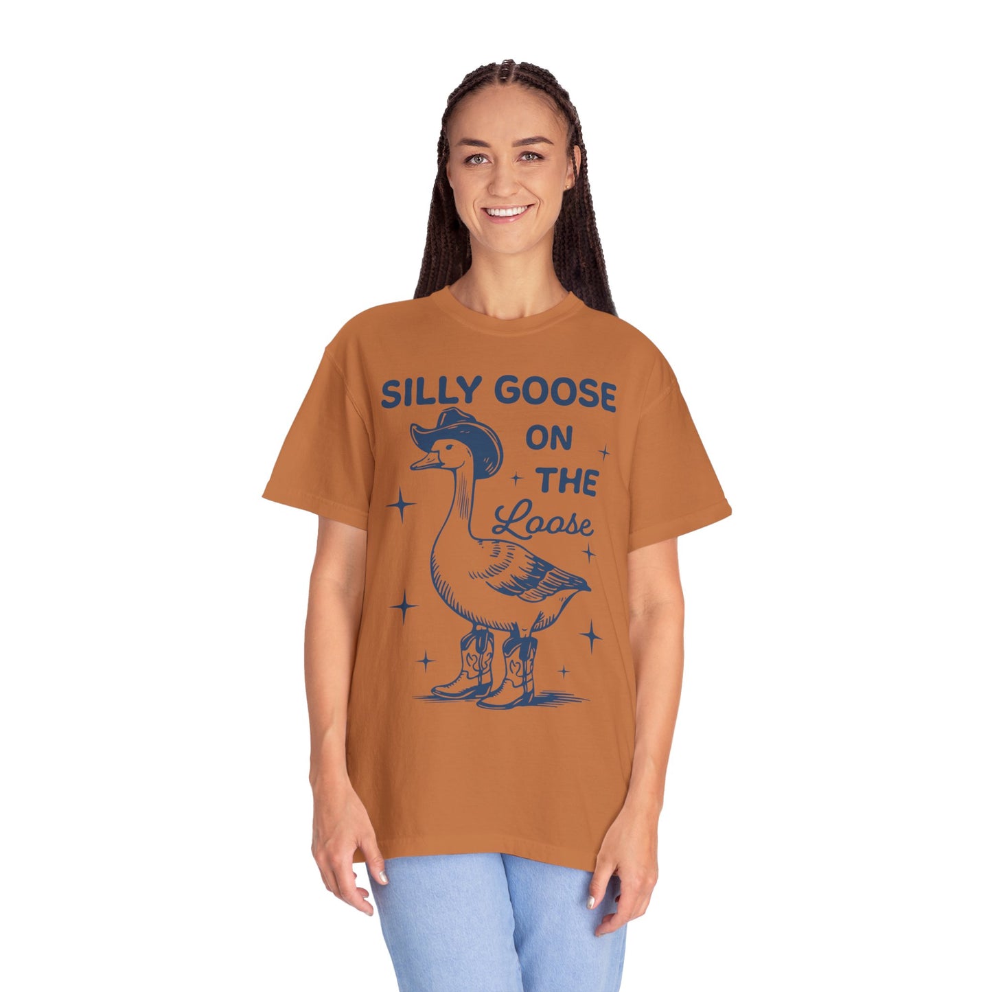 Comfort Colors Silly Goose Shirt - Silly Goose On The Loose