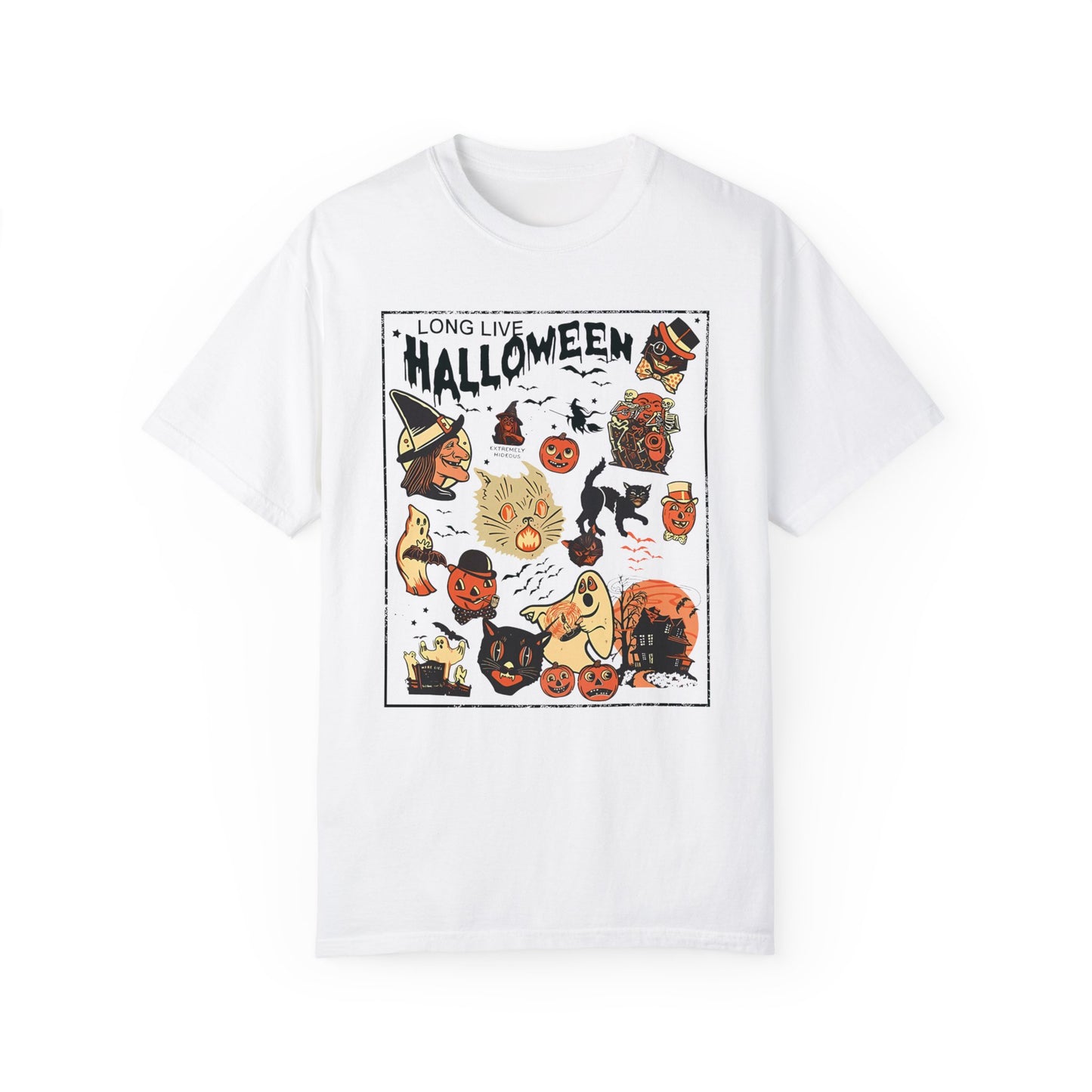 Retro Halloween Shirt, Long Live Halloween, Vintage Halloween Shirt White