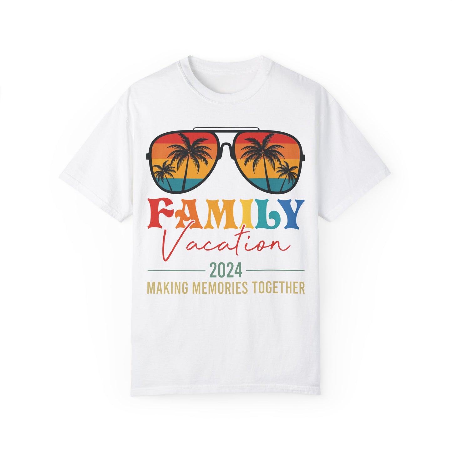 Family Vacation 2024 Making Memories Together Shirt - Family Matching Tees White