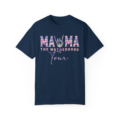 The Motherhood Tour Shirt - Mama Rock Tour Shirt True Navy