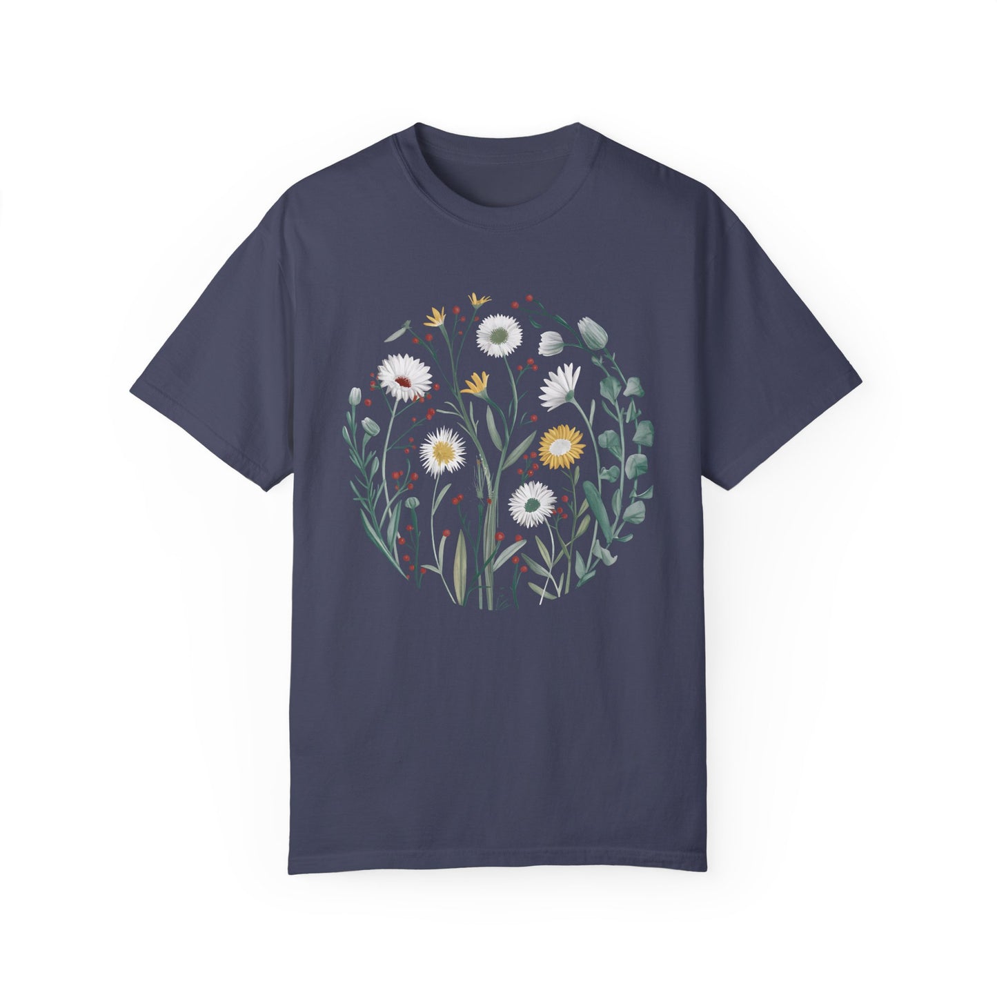 Comfort Colors Wildflower Shirt Denim