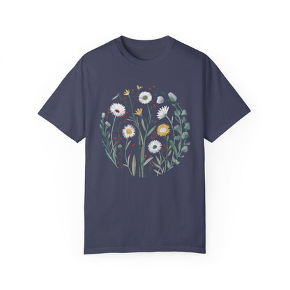 Comfort Colors Wildflower Shirt Denim