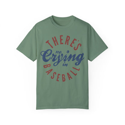 There's No Crying in Baseball Shirt, Funny Baseball Tees, Sports Mom Gifts, Game Day Shirt