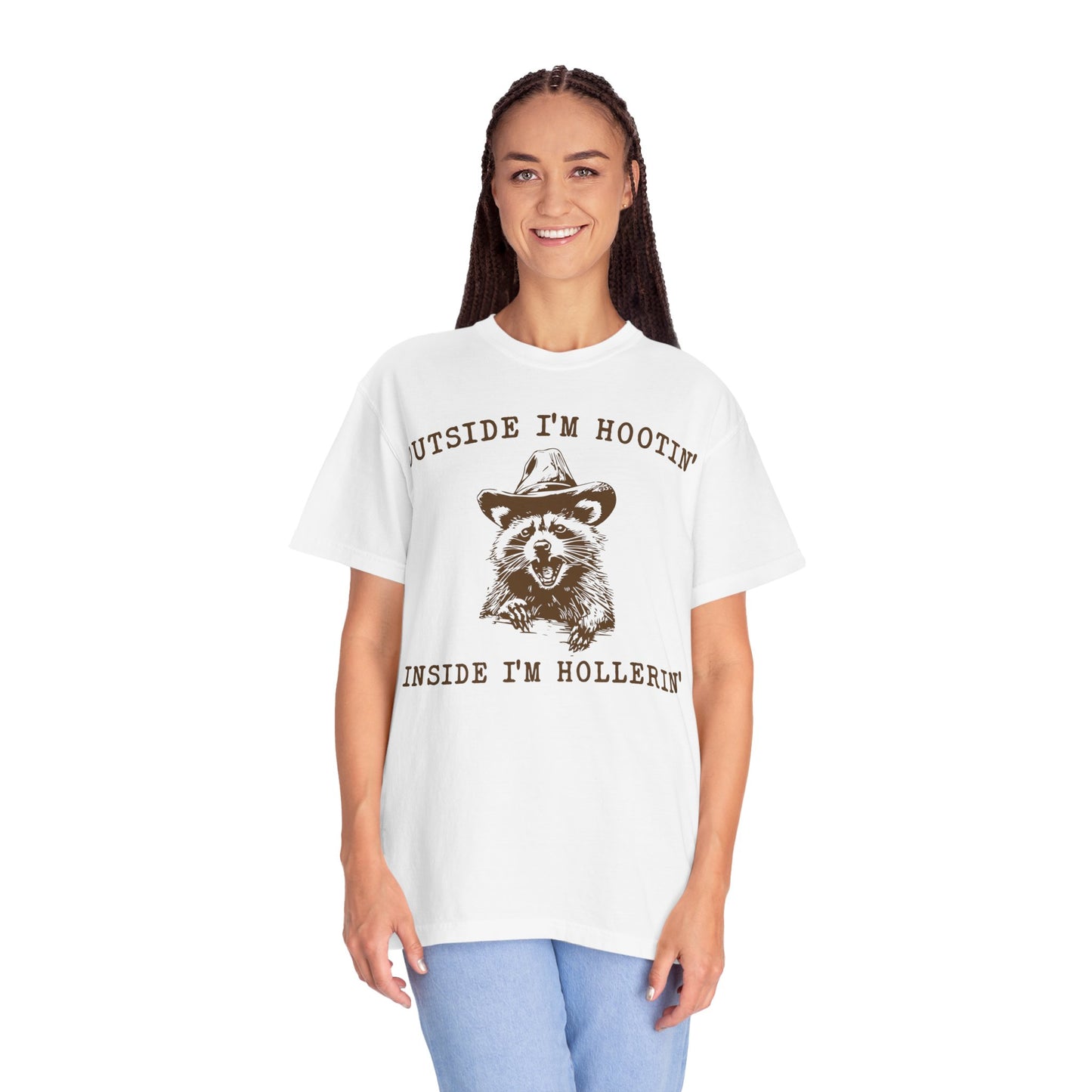 Outside I'm Hootin But Inside I Be Hollerin T-Shirt, Funny Meme Shirt