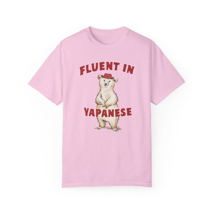 Fluent in Yapanese Funny Meme Shirt | Japanese Language Humor Tee Blossom