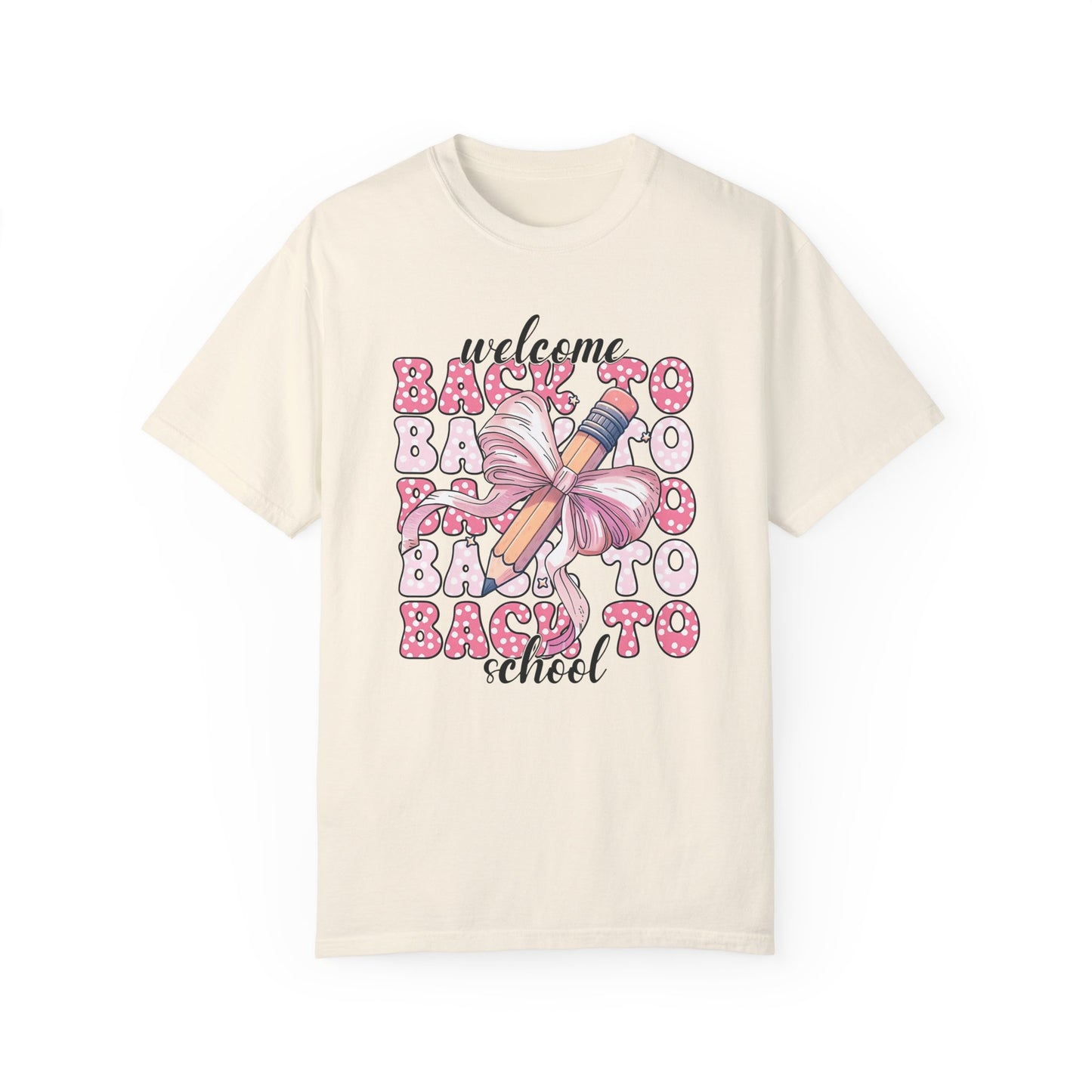 Welcome Back To School Shirt - Cute Teacher Shirt Ivory