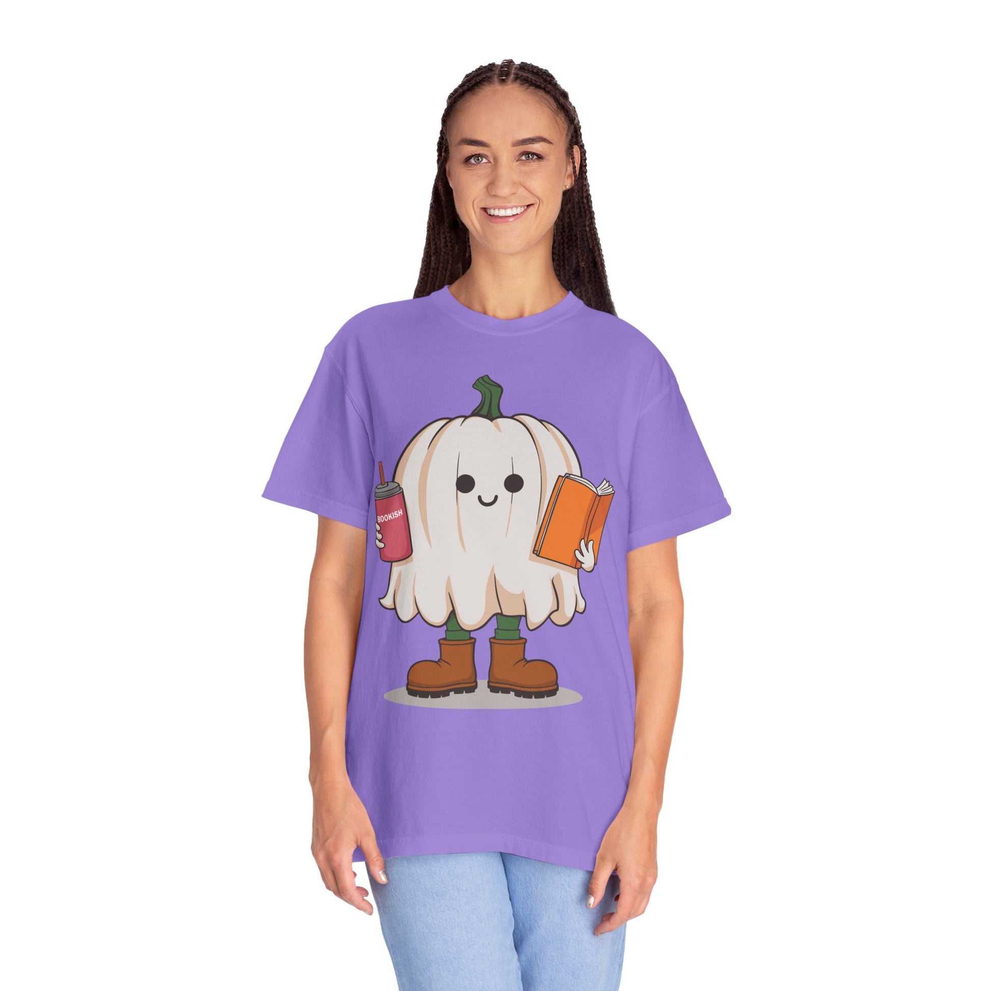 Ghost Reading Books Shirt - Bookish Halloween Shirt