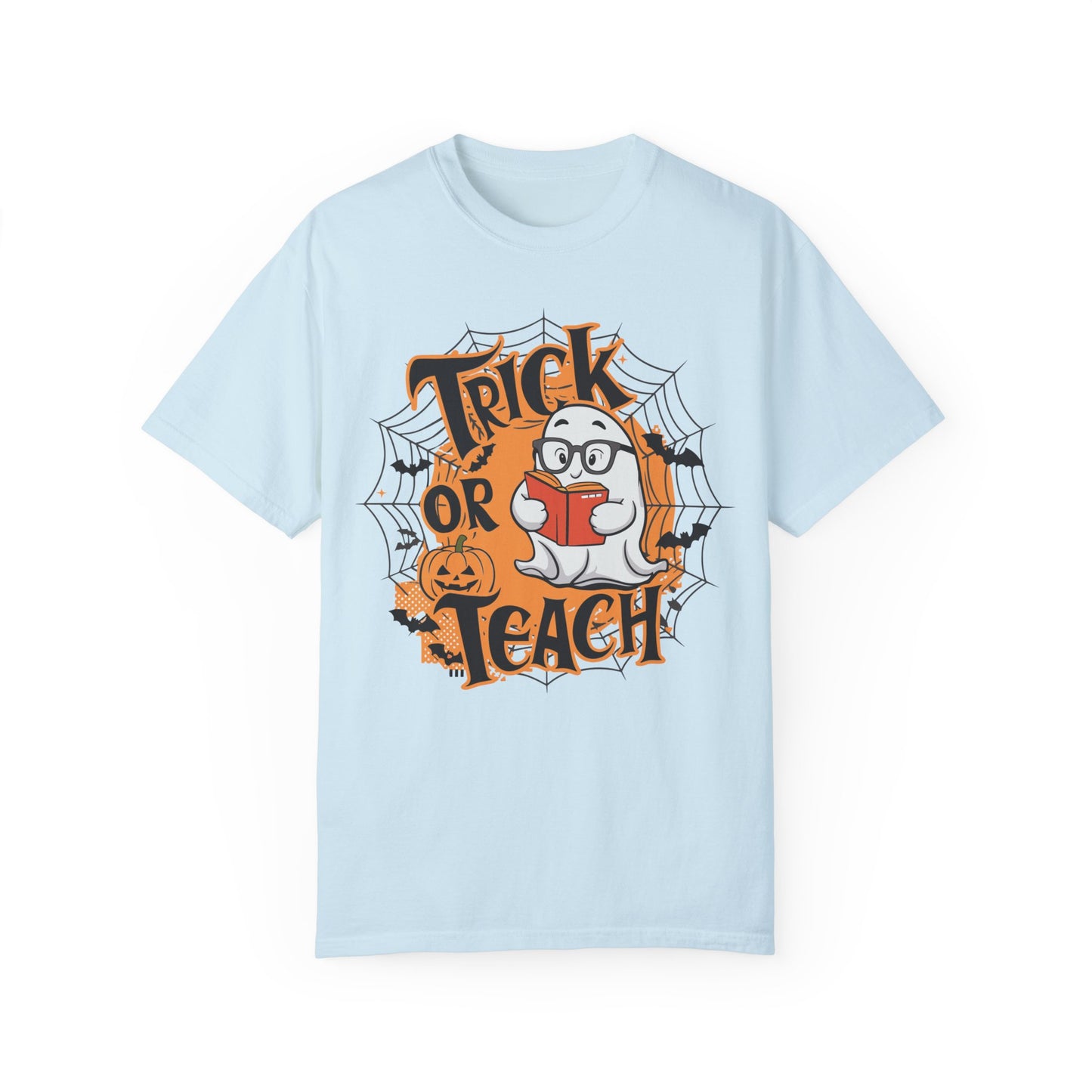 Teacher Halloween Shirt - Trick Or Teach Shirt Chambray