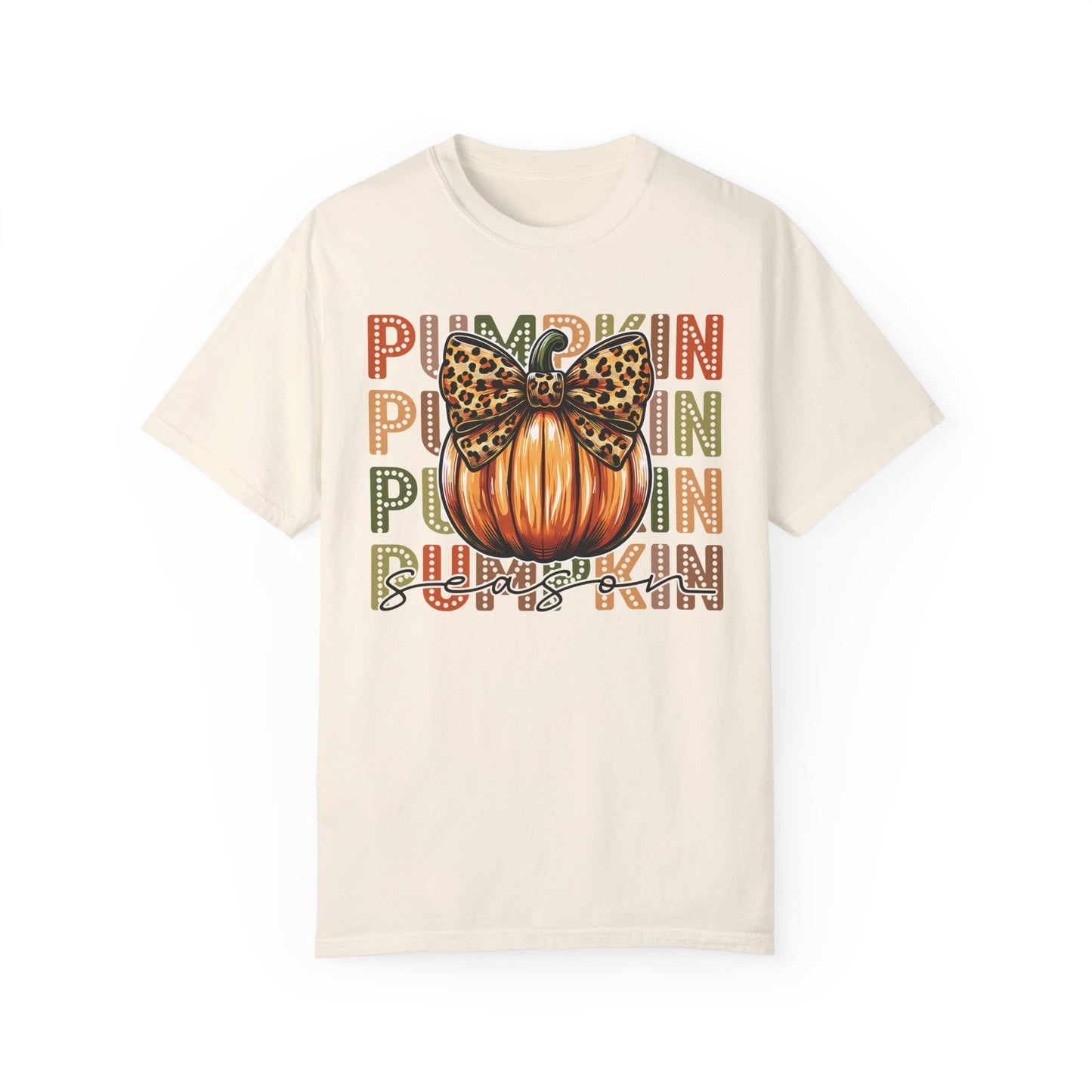 Comfort Colors Vintage Pumpkin Season T-shirt Ivory