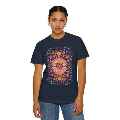 It is Well with My Soul Floral Shirt | Inspirational Christian Tee