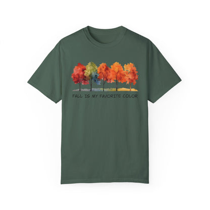 All Is My Favorite Color Autumn Shirt | Fall Season Apparel Blue Spruce