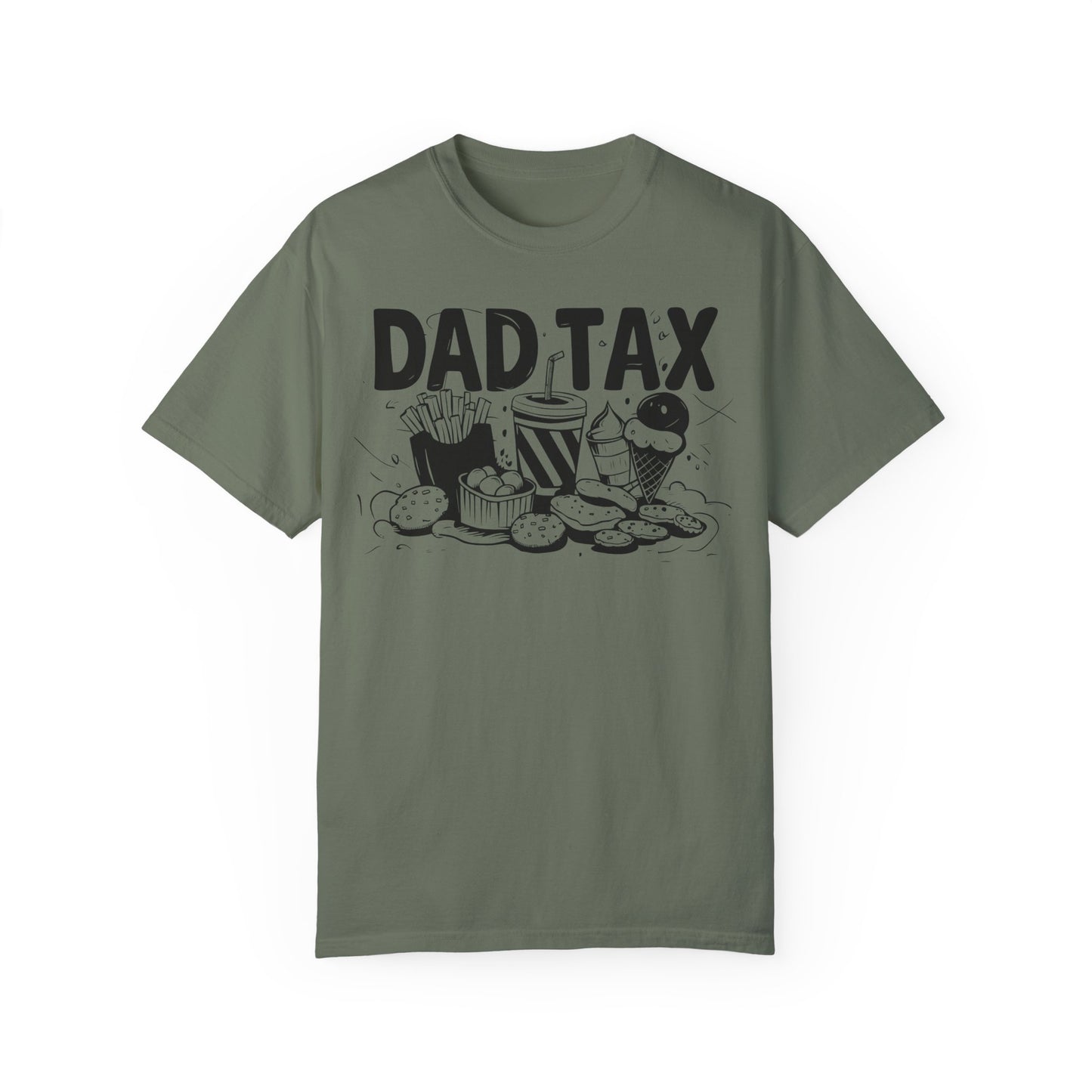 Funny Dad Tax Food Happy Fathers Day Shirt | Father's Day Gift Idea Moss