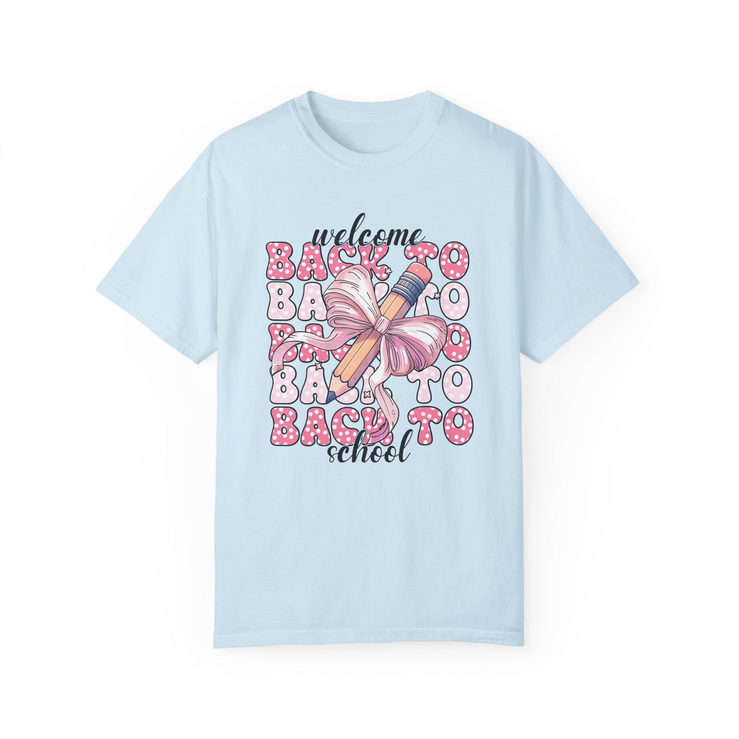 Welcome Back To School Shirt - Cute Teacher Shirt Chambray