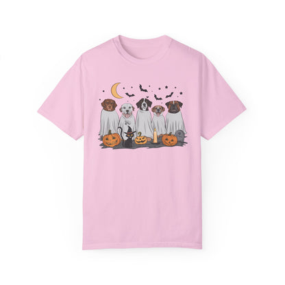 Halloween Ghost Dogs Tee Blossom