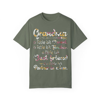 Funny Grandma Quote Shirt Moss