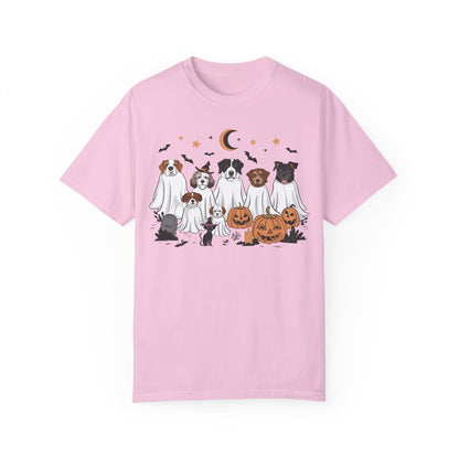 Halloween Ghost Dogs Tee Blossom