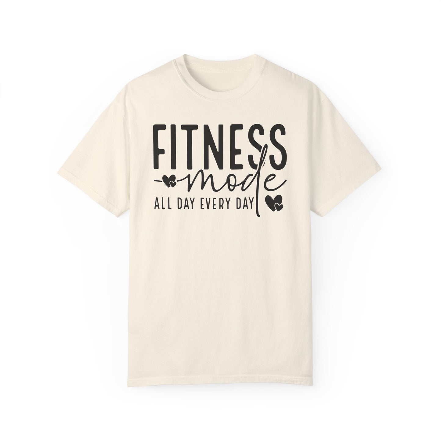 Fitness Mode Comfort Colors Gym Workout T-Shirt - Activewear Style