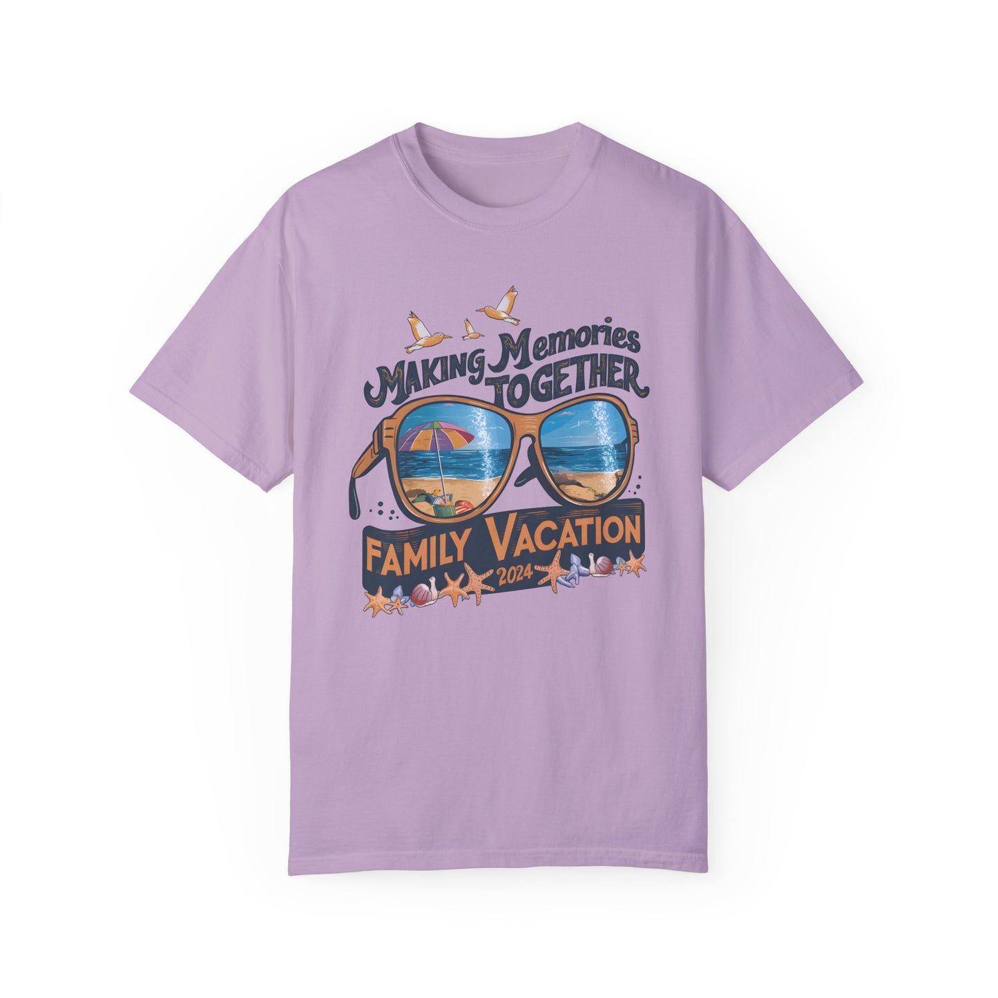 Summer Family Vacation 2024 Making Memories Together Shirt Orchid