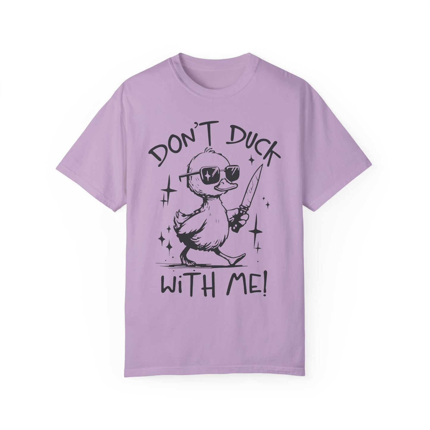 Comfort Colors Funny Duck Shirt Orchid